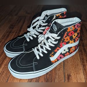 NEW Mens Vans SK8-Hi Flower Black Multicolor Floral Sneaker Shoes Size 11